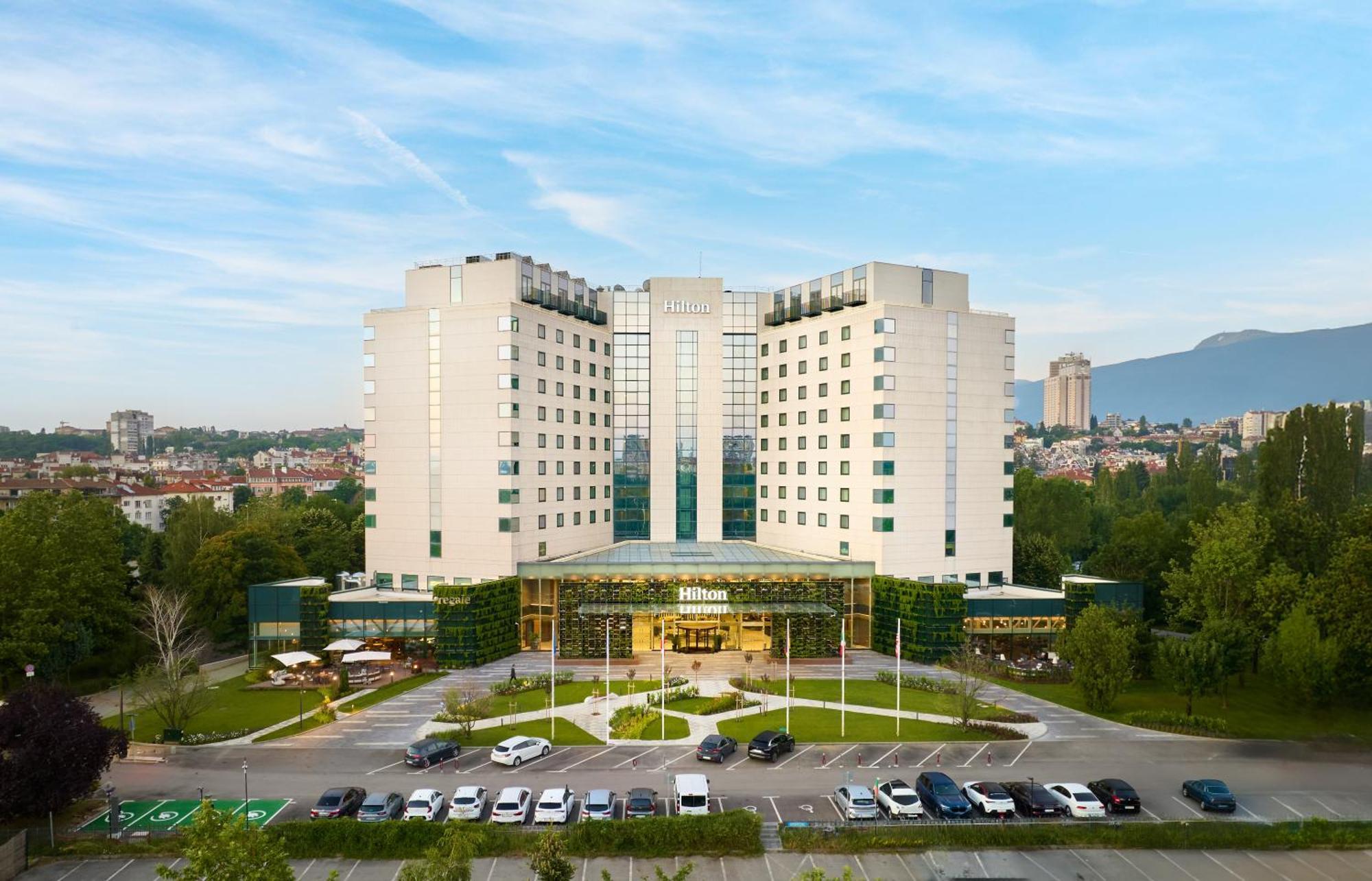 Hilton Sofia Hotel Exterior foto